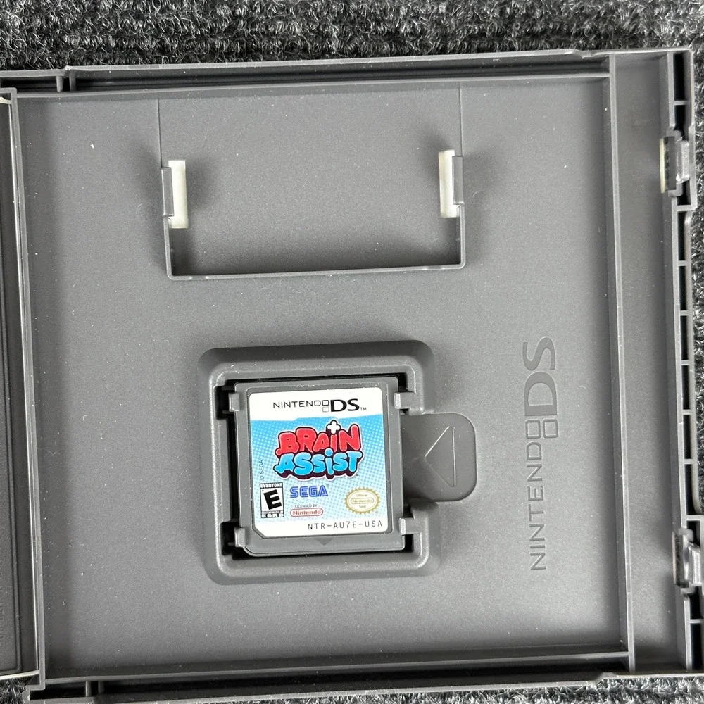 Brain Assist Nintendo DS SEGA‎ Puzzle Game NTR-AU7E-USA CIB Complete Case Manual